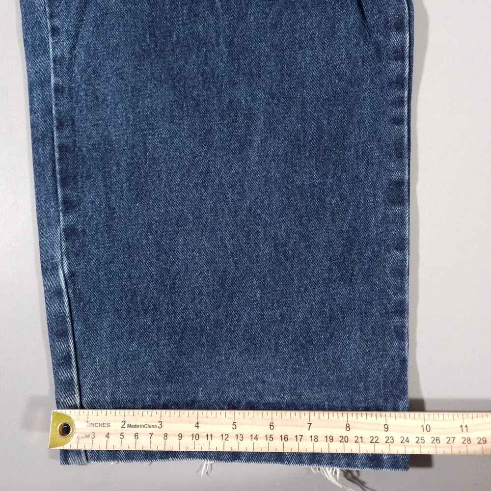 Wu Wear Jeans Mens 38x32 (Fits 37x30)‎ Blue Baggy 90s Hip Hop Streetwear Denim